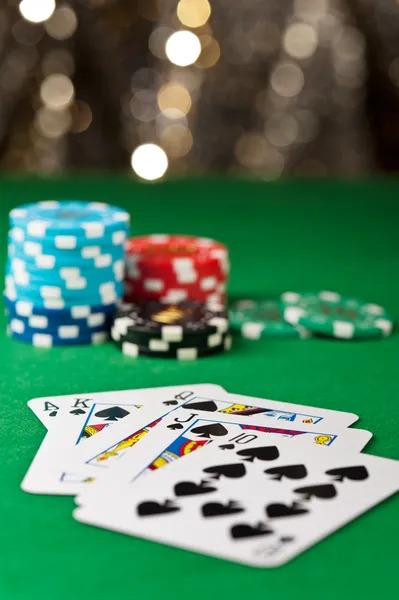 Dream Number Andar Bahar live dealer dealing cards into left and right piles on HD camera
